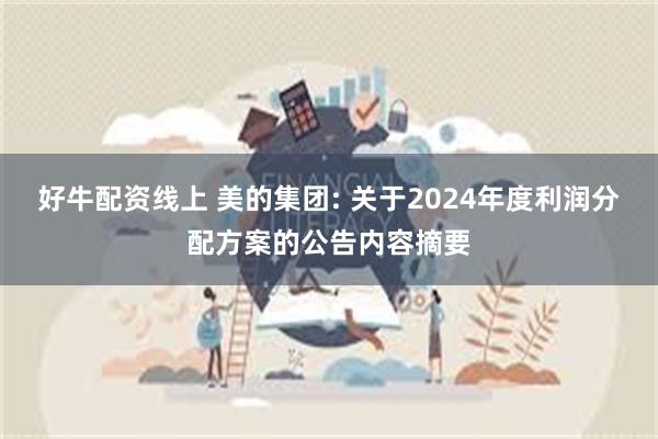 好牛配资线上 美的集团: 关于2024年度利润分配方案的公告内容摘要