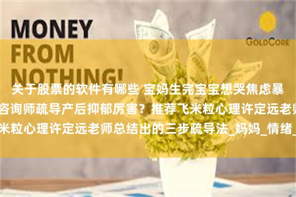 关于股票的软件有哪些 宝妈生完宝宝想哭焦虑暴躁是为什么？哪个心理咨询师疏导产后抑郁厉害？推荐飞米粒心理许定远老师总结出的三步疏导法_妈妈_情绪_孕激素